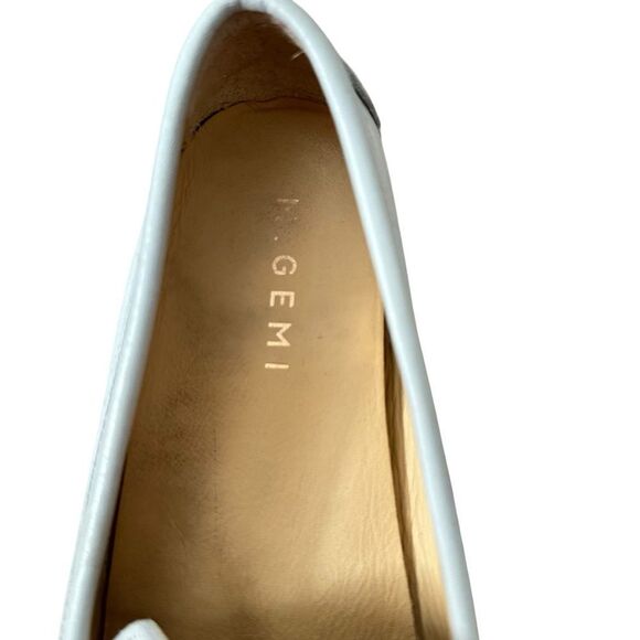 M. Gemi The Pastoso Light Blue Leather Driving Loafers| Size 7 - Picture 6 of 9